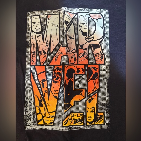 Marvel Navy Blue Kids T-Shirt - Picture 3 of 4